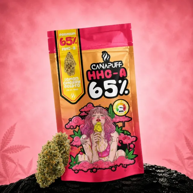 Canapuff HHC-A Lemon Cherry Gelato blomster 1g