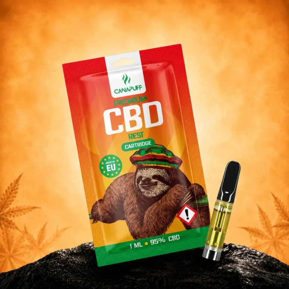 Canapuff CBD Rest vapepatron 95% 1 ml