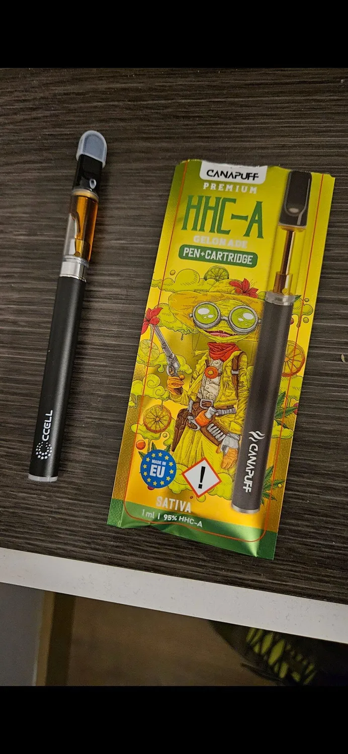 Canapuff HHC-A Lemon Cherry Gelato vapepenn 95%