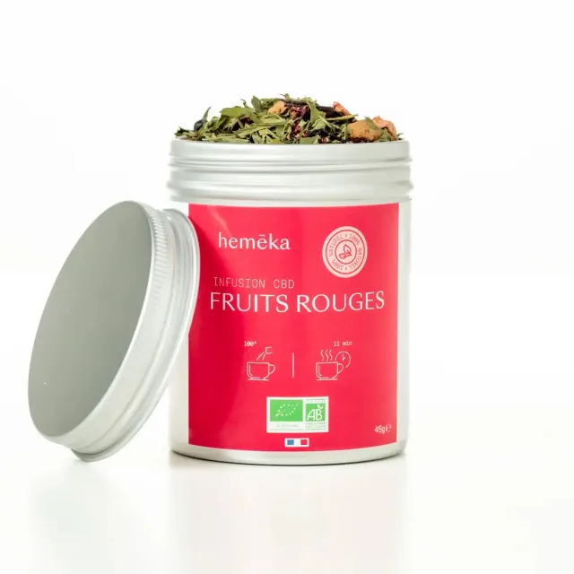 Hemeka Infusion CBD te røde bær 45 g