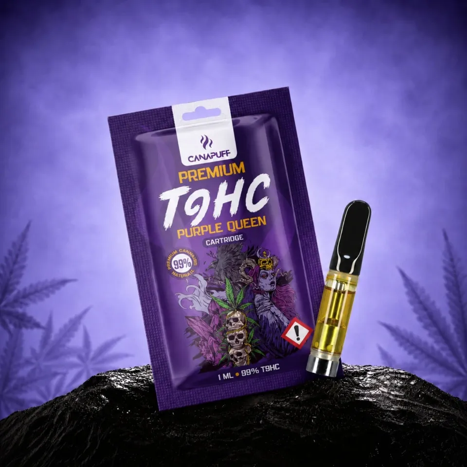 Canapuff T9HC Purple Queen vapepatron 99% bær