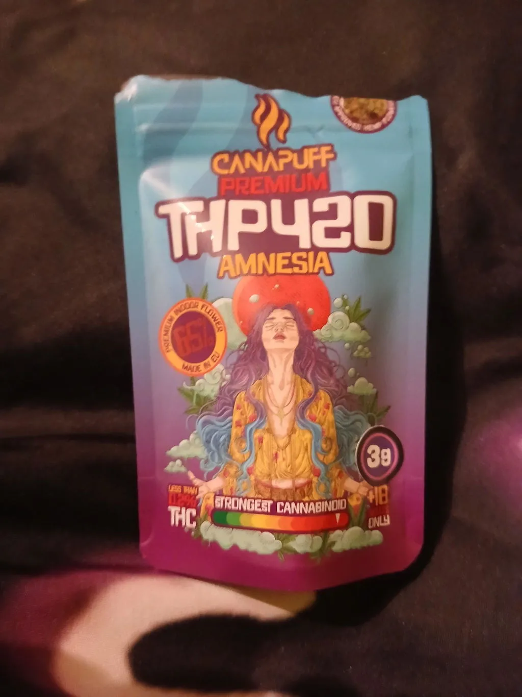 Canapuff THP420 Amnesia topskudd 65% 1 g