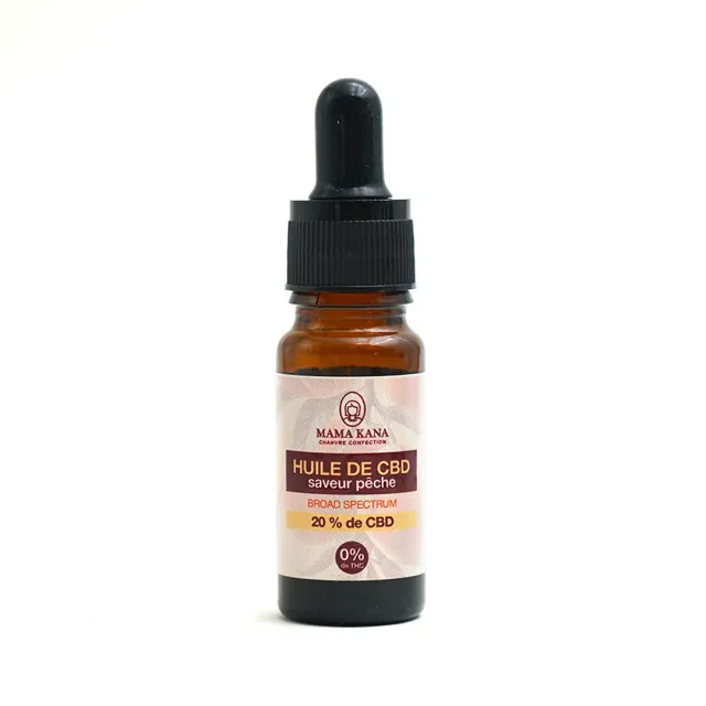 Mama Kana CBD-olje 20% fersken 10 ml THC-fri