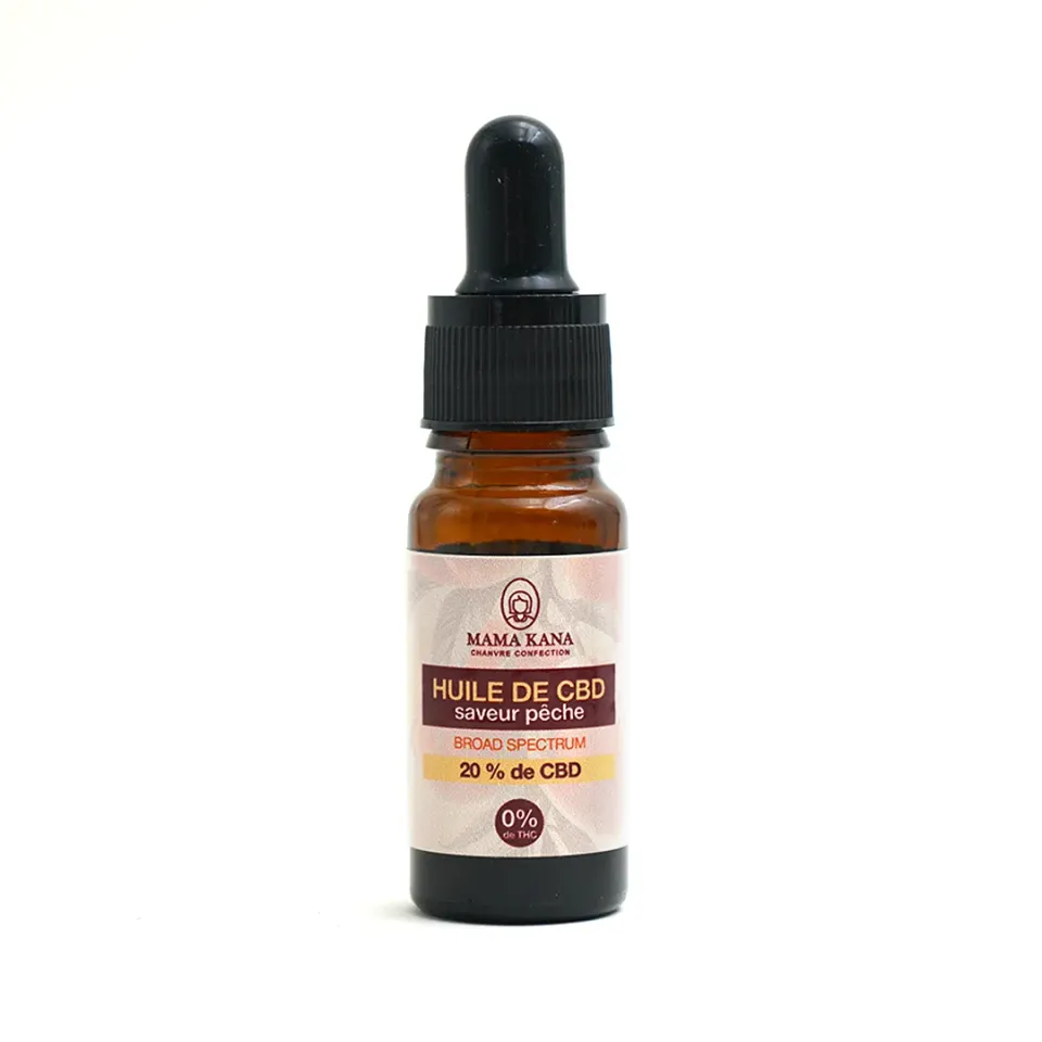 Mama Kana CBD-olje 20% fersken 10 ml THC-fri