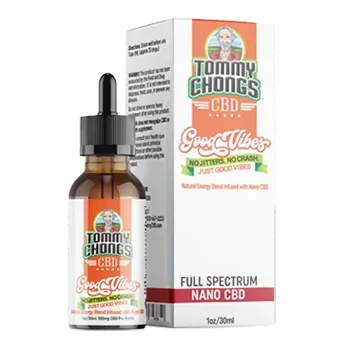 Cheech & Chong Good Vibes Full-Spectrum Nano CBD-olje 100mg koffein