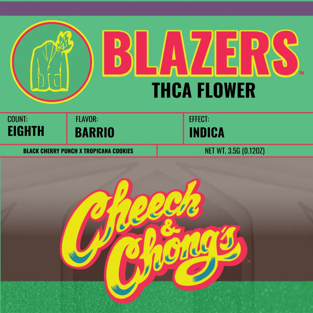 Cheech & Chong Blazers Barrio THCa-blomst 3,5 g indica