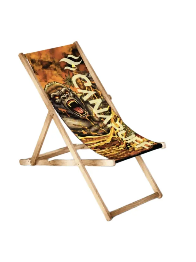 Canapuff Honey Monkey strandstol tre oransje
