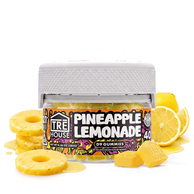 TRE HOUSE Pineapple Lemonade Delta 9 gummies 20 stk 10 mg