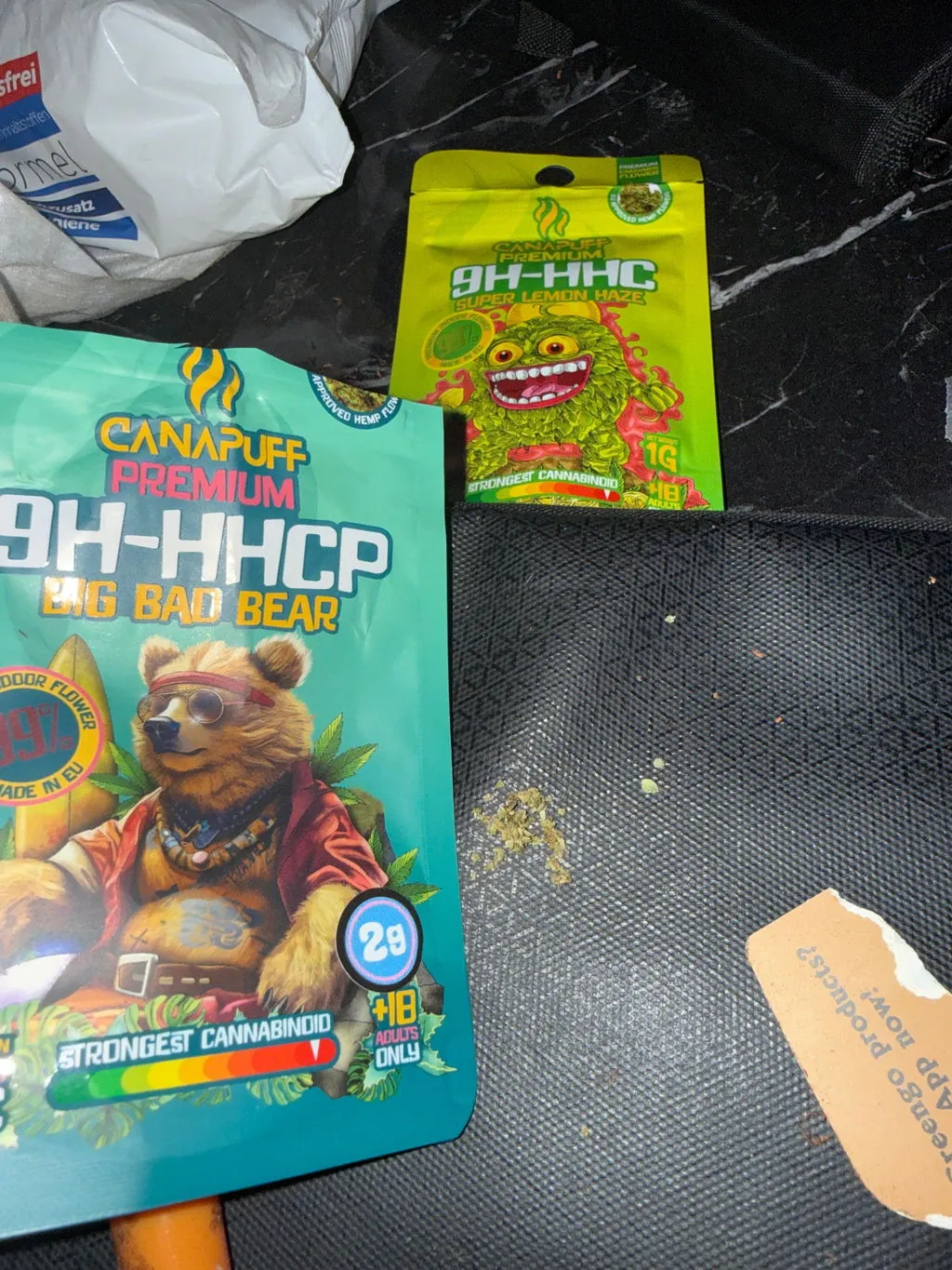 Canapuff Big Bad Bear 9H-HHCP-blomst 1 g furu