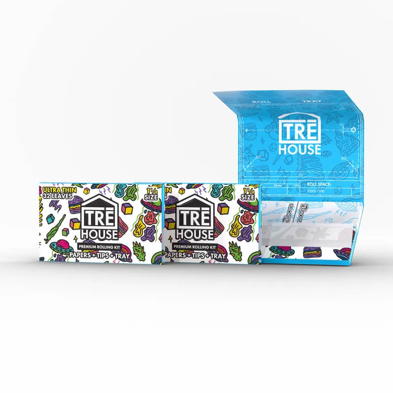 TRE HOUSE Rolling Kit rullepapir 1¼ Ultra Thin 3-pakning