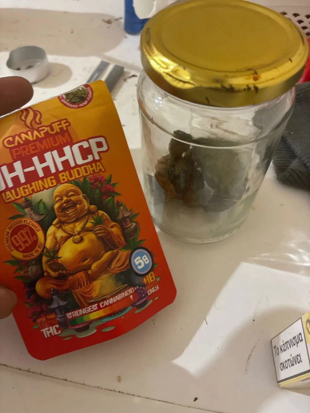 Canapuff Laughing Buddha 9H-HHCP blomst 1 g krydret