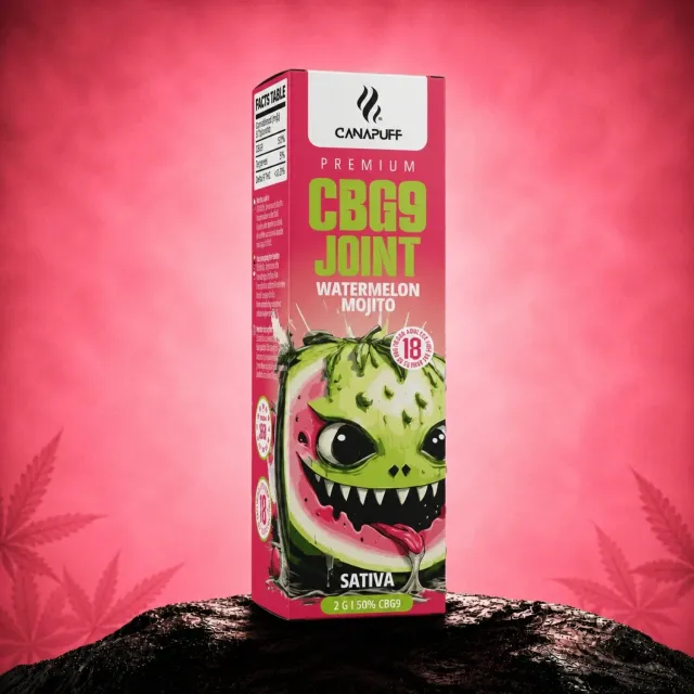 Canapuff CBG9 Watermelon Mojito joint 50% 2 g – melonmynte