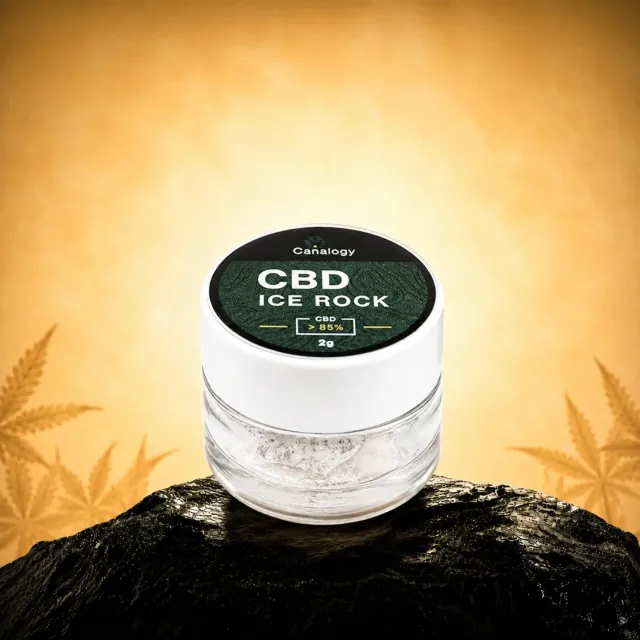Canapuff CBD IceRock blomster 1 g CBD 85% hvit