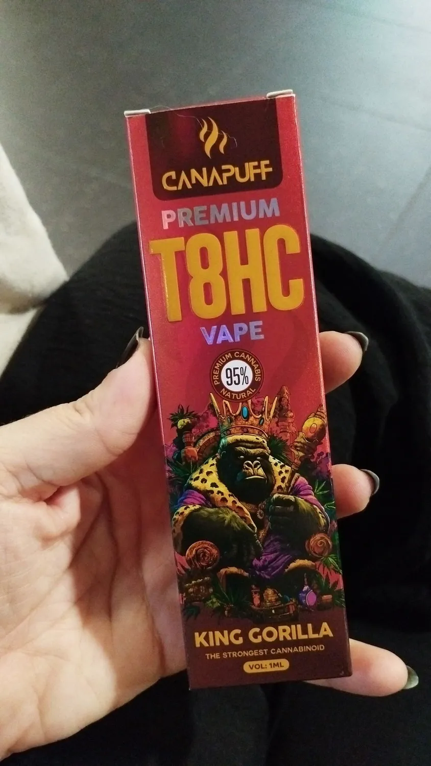 Canapuff T8HC King Gorilla vape 1ml 95%