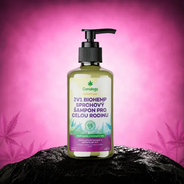 Canalogy BioHemp 2i1 sjampo dusj hamp familie