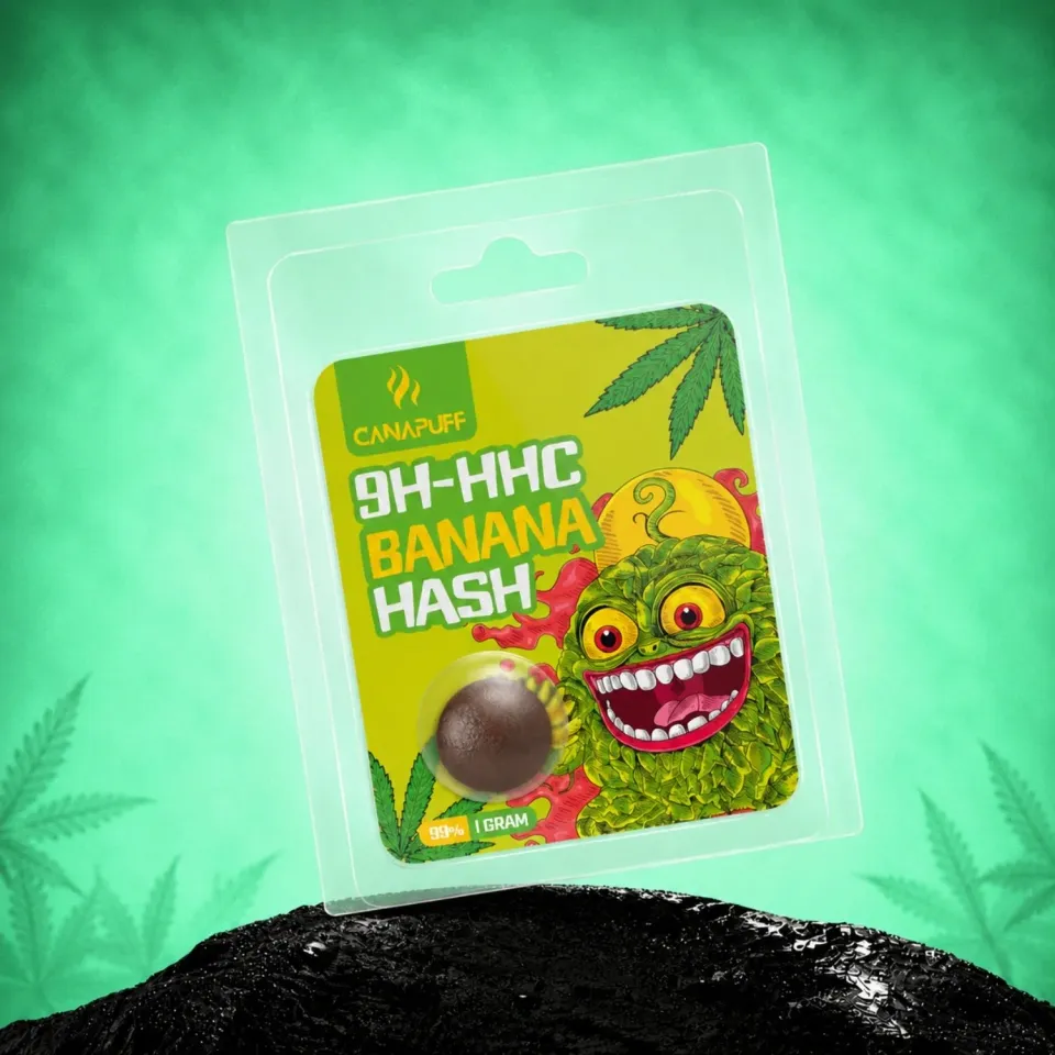 Canapuff 9H-HHC Hash Banana 99% hasj fruktig