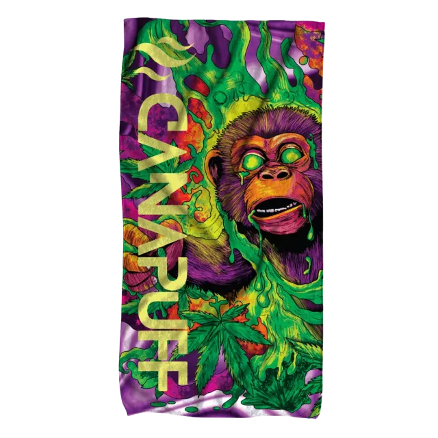 Canapuff Monkey Glue håndkle 145x70 mikrofiber