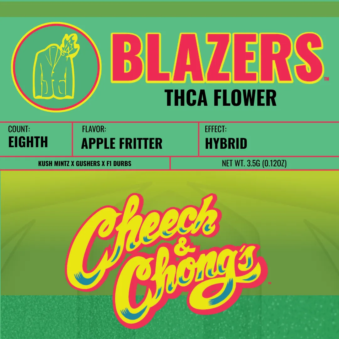 Cheech & Chong Blazers Apple Fritter Premium THCa-blomst 3,5g søt
