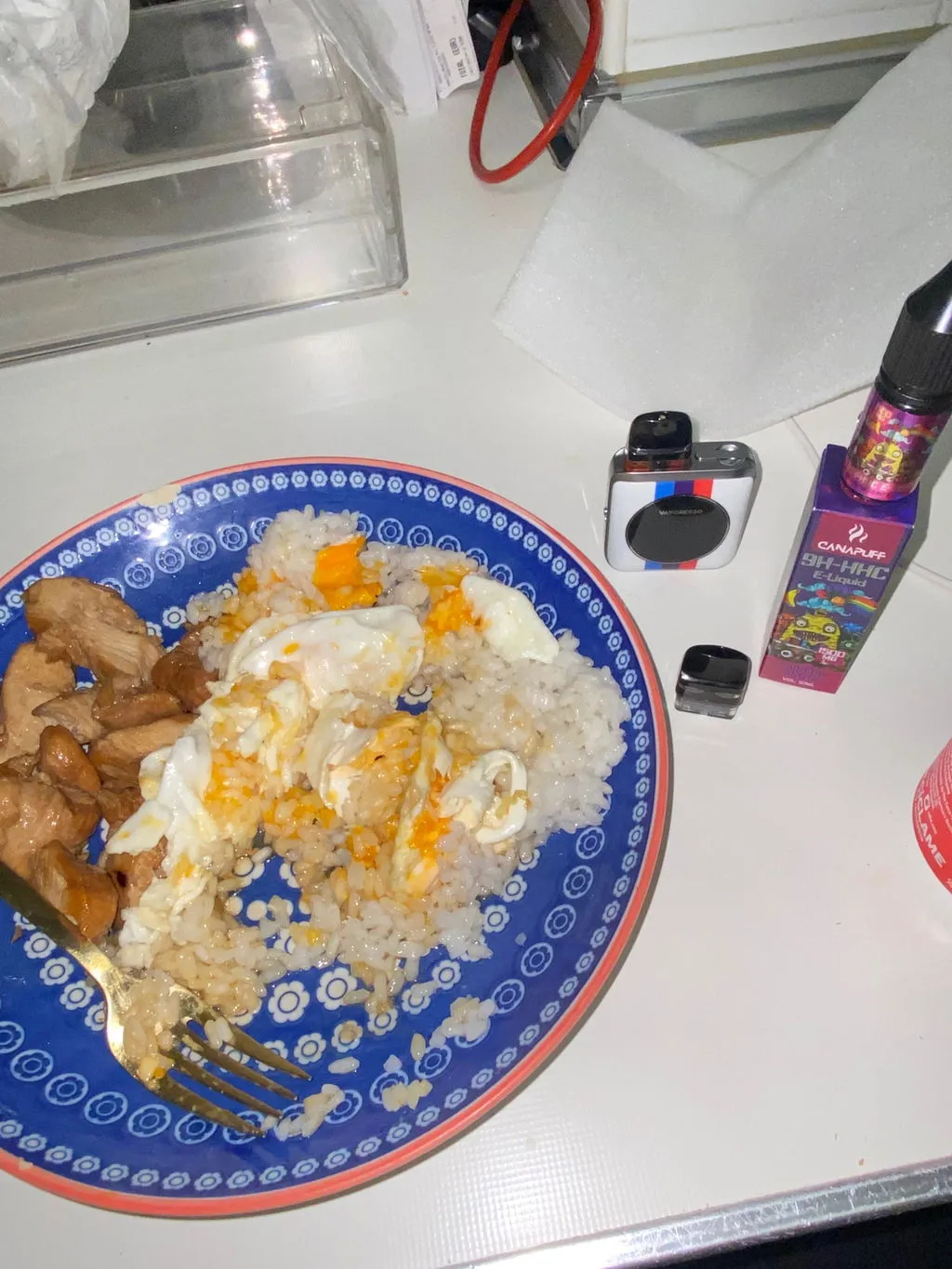 Canapuff 9H-HHC Rainbow Runtz væske 1500mg frukt