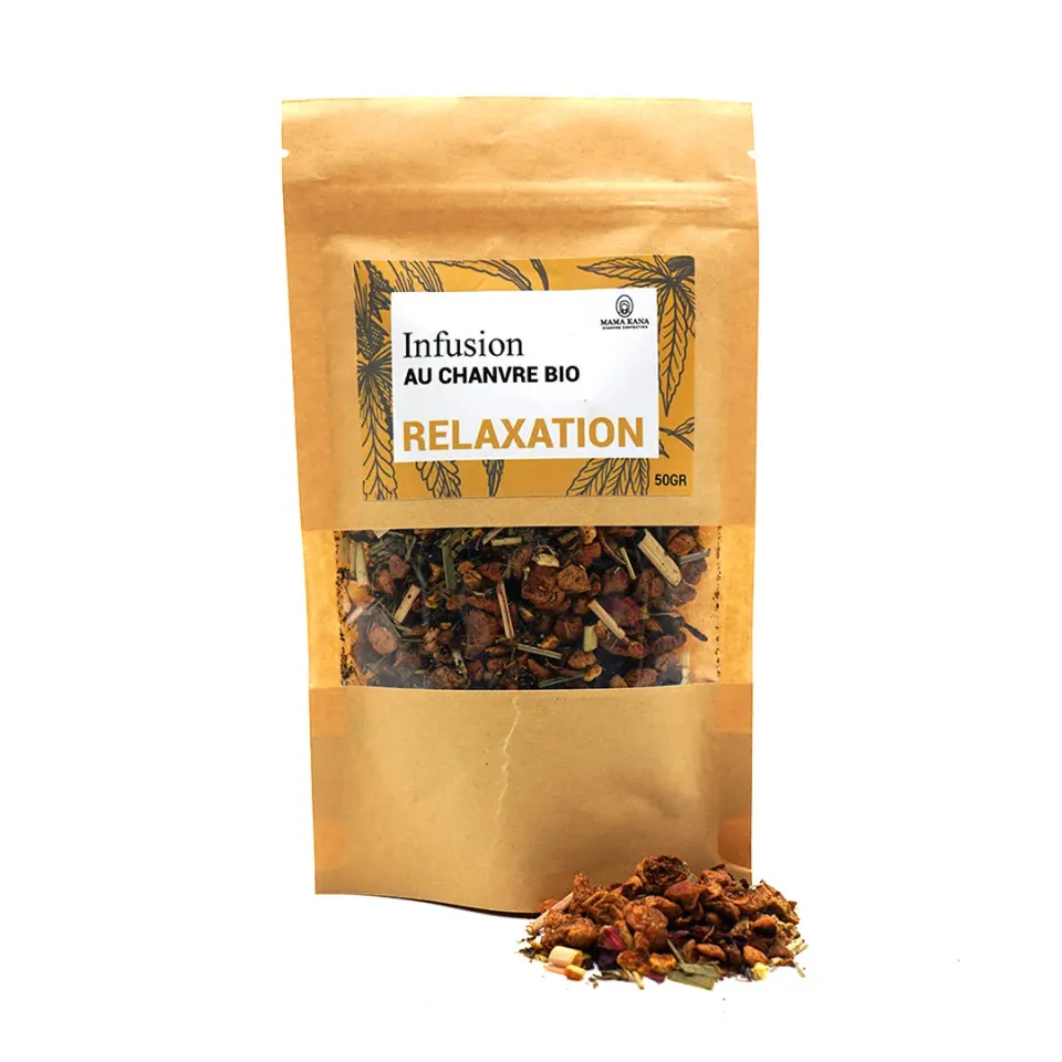 LeGrossiste Relaxation CBD-te 1 pose eple mynte