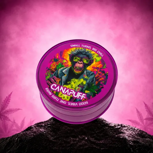 Canapuff Atomic Monkey minikvern 40 mm plast todelt