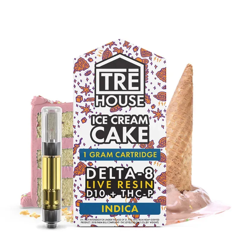 Tre House Live Resin Ice Cream Cake vapepatron 1g indica