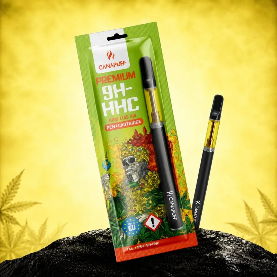 Canapuff King Luis XIII 9H-HHC vape penn 95% klassisk