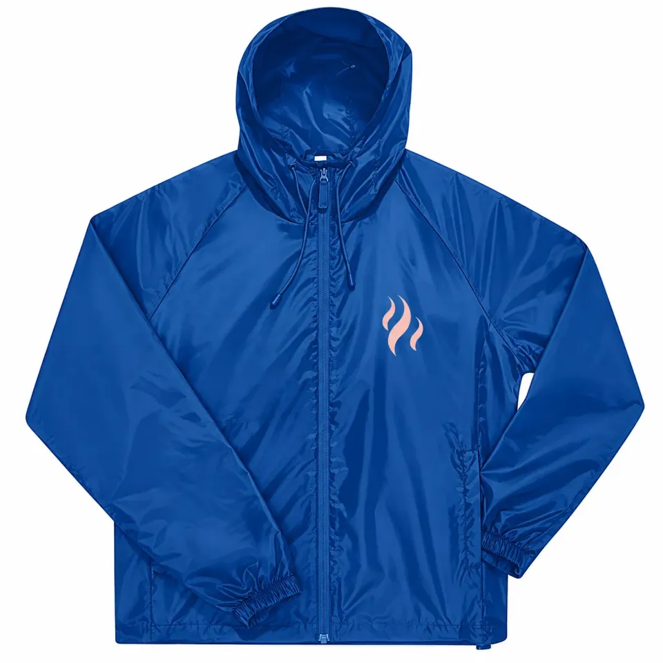 Canapuff Deep Windbreaker vindjakke blå lett