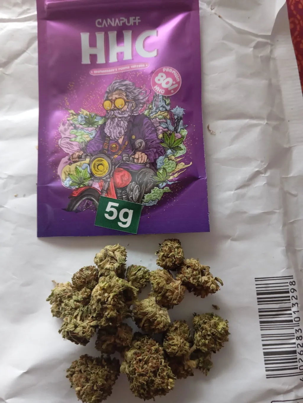 CANAPUFF Gorilla Power T8HC topp-skudd 1g fruktig
