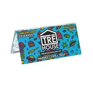 Tre House King Size Slim rullepapir kit ubleket