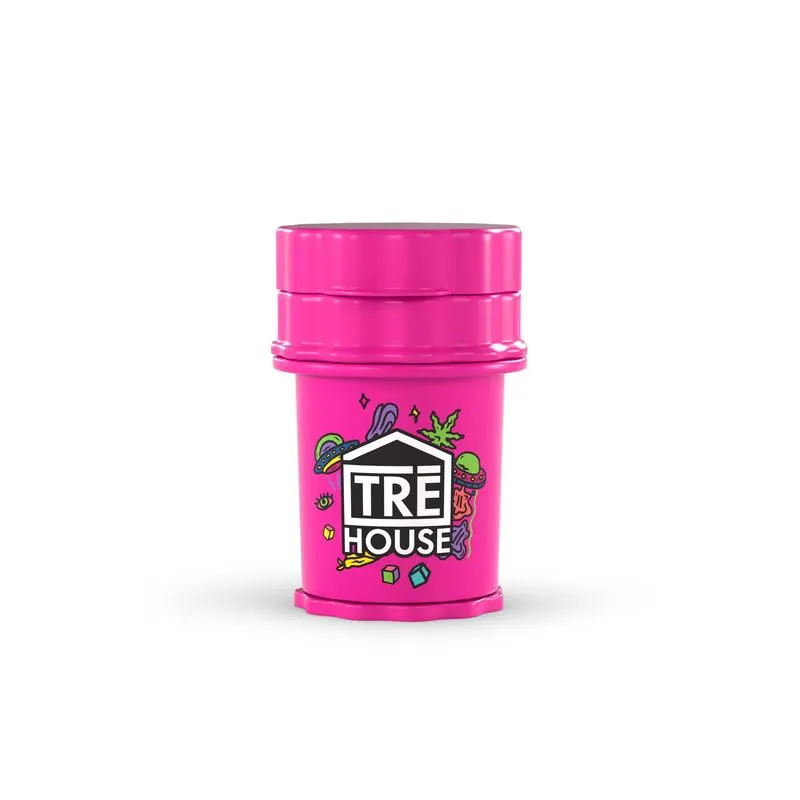 TRE HOUSE UFO Stash grinder Blue Mini metallkvern