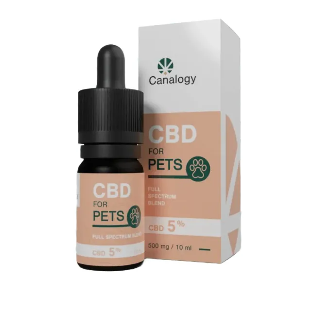 Canapuff Canalogy CBD-olje dyr 5% 10 ml lakseolje