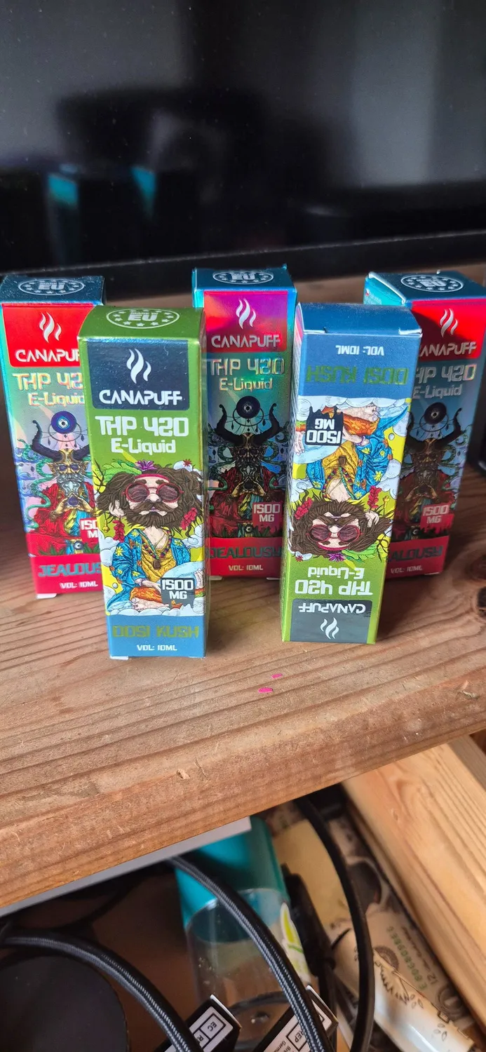 Canapuff THP420 Liquid Jealousy 1500mg plomme