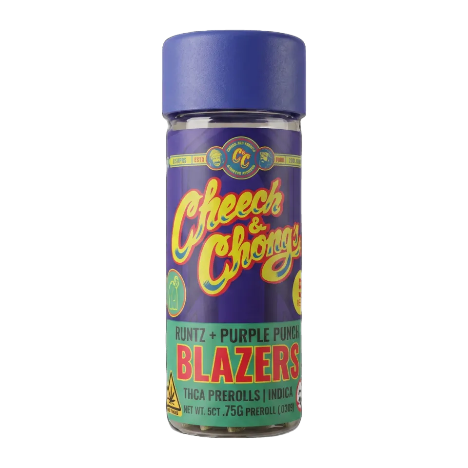 Cheech & Chong Blazers THCa-prerolls runtz 5-pk 3,75 g