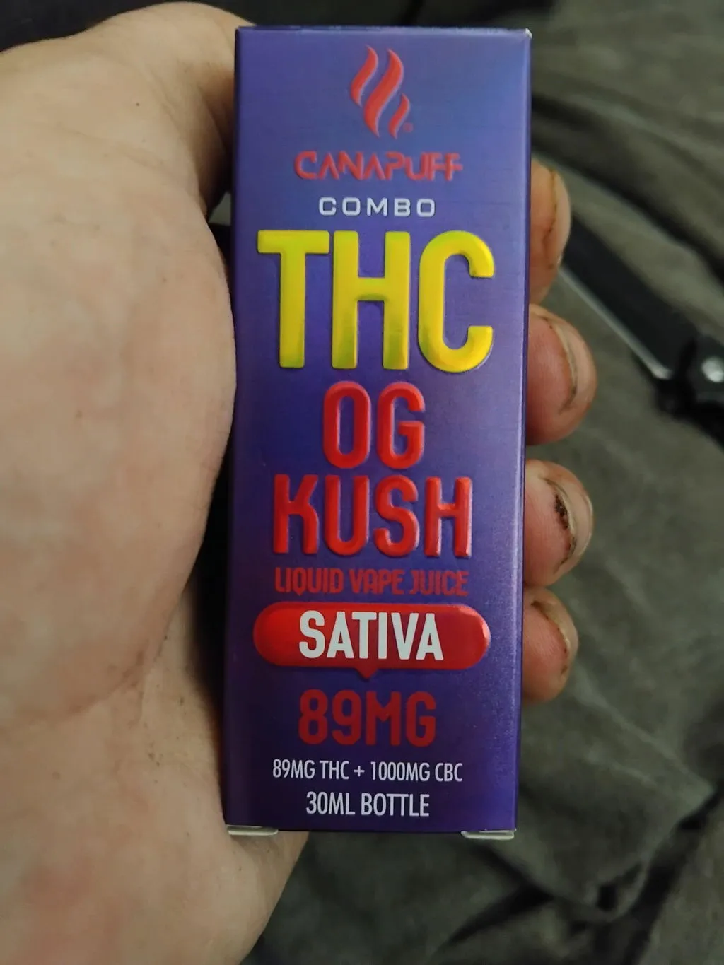 Canapuff Happy Liquid Fresh Mint vapevæske 30 ml