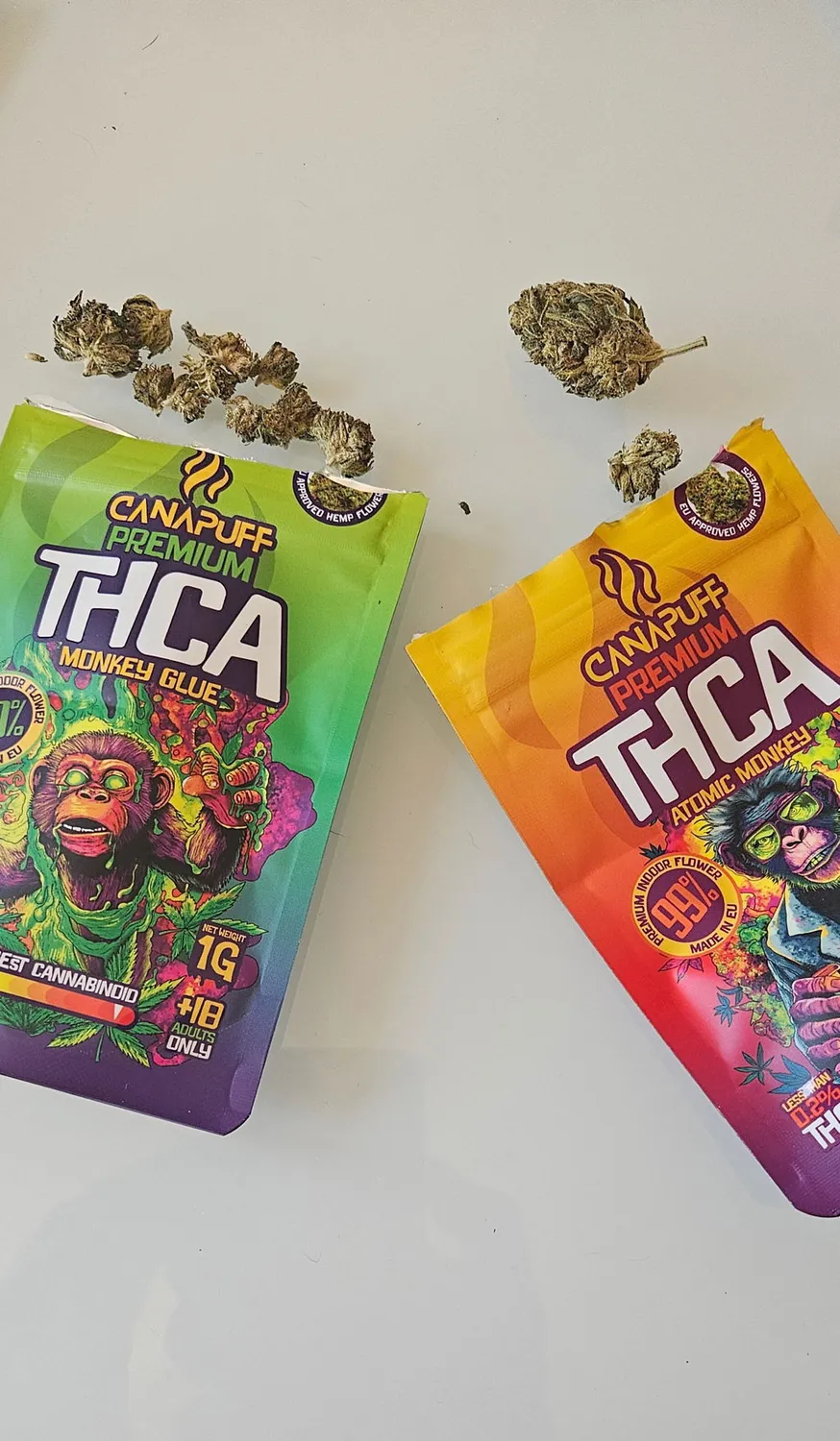 Canapuff Atomic Monkey THCA topskudd 1 g 99 %