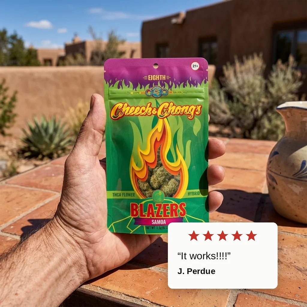 Cheech & Chong Blazers Samoa Premium THCa-blomst 3,5g sterk