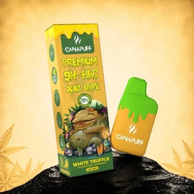 Canapuff White Truffle 9H-HHC-vape 2 ml jordlig