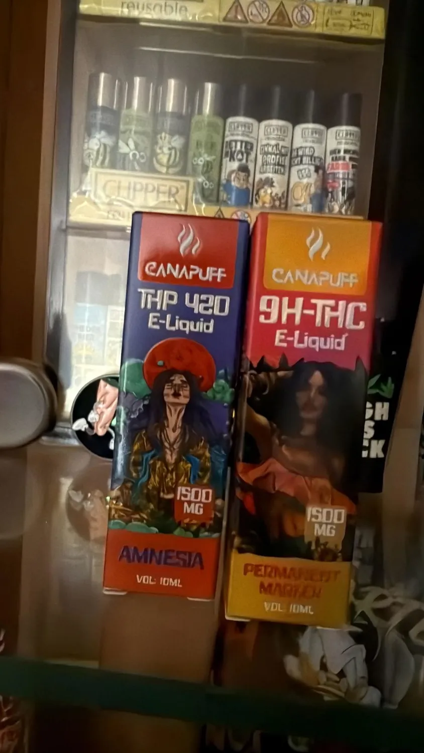 Canapuff THP420 Liquid Jealousy 1500mg plomme