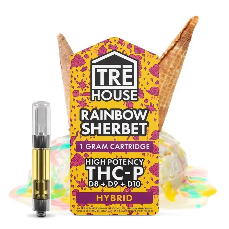 TRE House THC-P vapepatron rainbow sherbet hybrid 1g