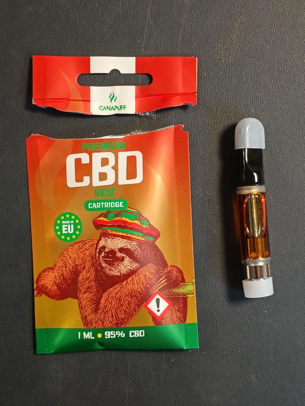 Canapuff CBD Recovery vapepatron 95% 1 ml