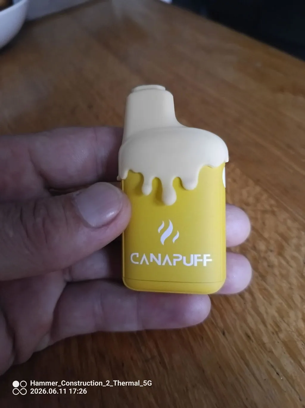 Canapuff 9H-THC Limoncello 99% XXL vape 2 ml sitron