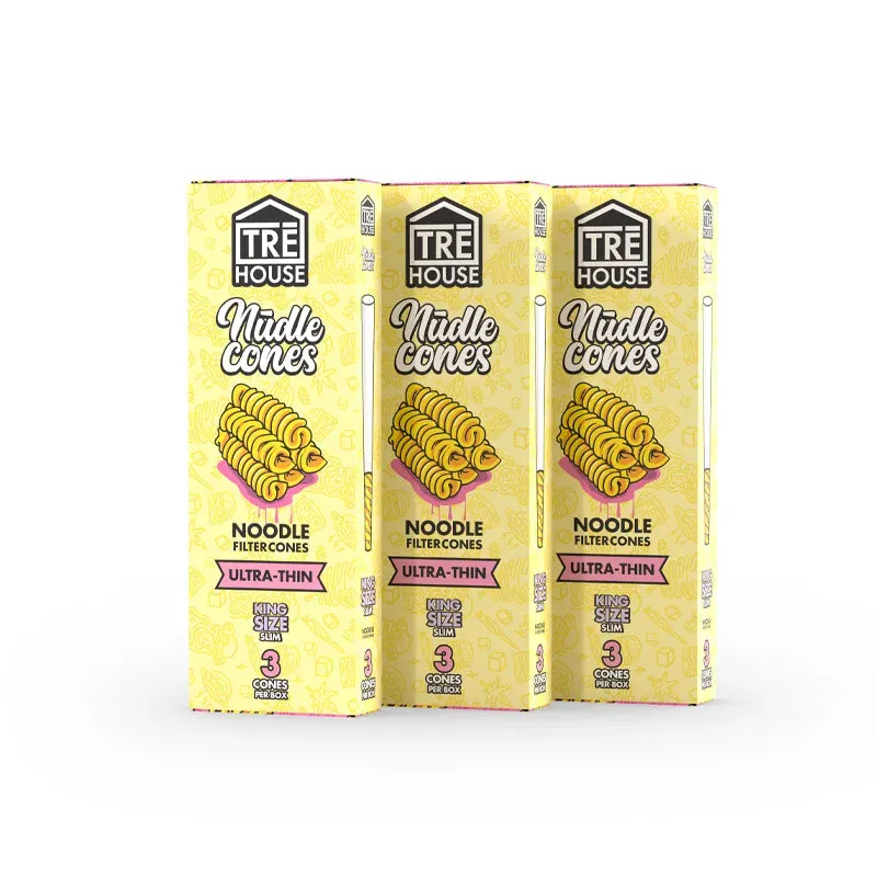 TRE HOUSE Nudle King Size Slim cones 9 stk tynne