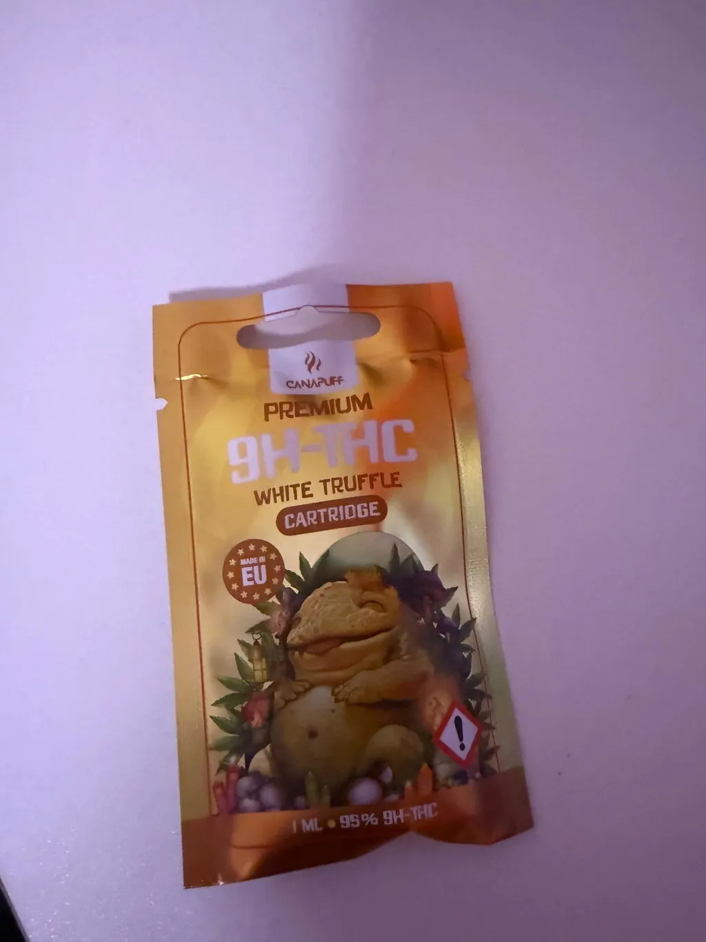 Canapuff 9H-THC White Truffle 95% cartridge standard