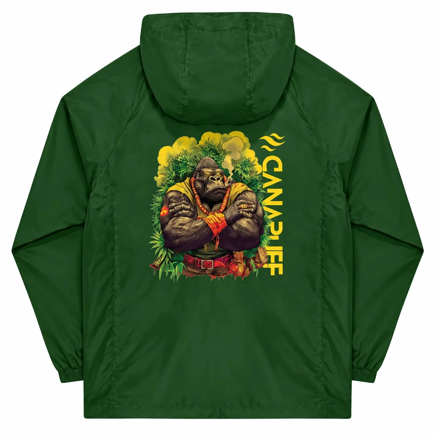 Canapuff Gorilla Power windbreaker grønn lett