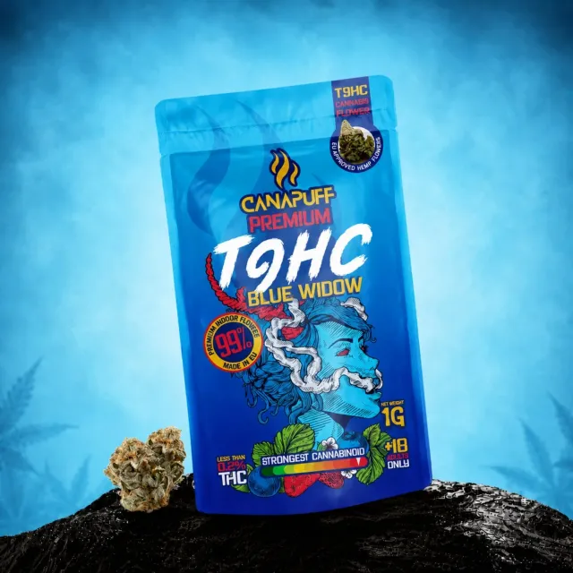 Canapuff Blue Widow T9HC topskudd blomst 1g 99%