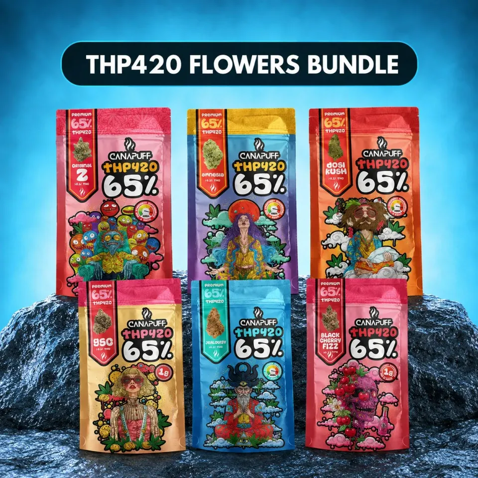CANAPUFF THP420 Topskudd bundle 5 sorts frukt
