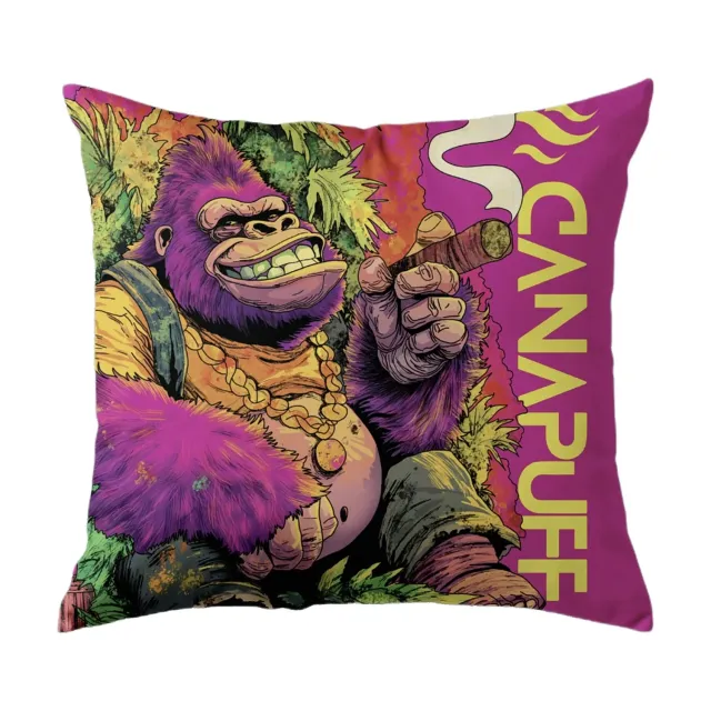 Canapuff Gorilla Kush pute 40×40 cm sateng