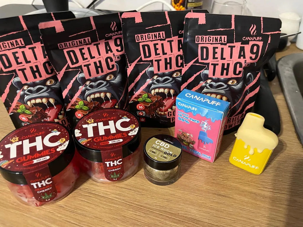 CANAPUFF IceRock Gold CBD blomst 1g gull