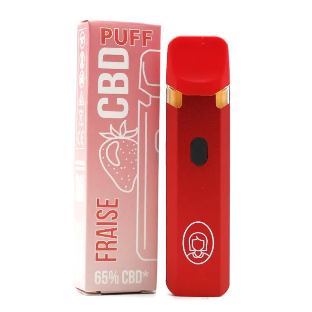 LeGrossiste Fraise CBD vapepenn 1 stk jordbær